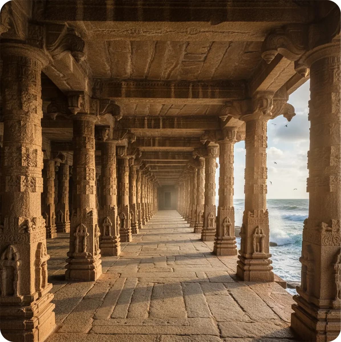 Rameswaram, a temple Zion Taxi serves from Madurai